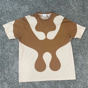 Burberry Abstract Oversized Print T-Shirt